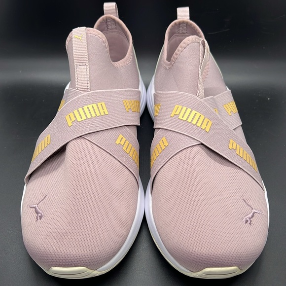 Puma Wired Run Slip On Violet w/ Gold Detail Sneakers 382299-05, Women’s size 9 - Picture 2 of 13